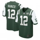 Joe Namath #12 New York Jets Game Player Jersey Men's Green