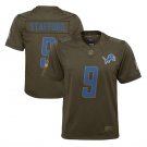 Matthew Stafford #9 Detroit Lions Salute to Service Limited Player Jersey Youth Olive