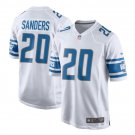 Barry Sanders #20 Detroit Lions Game Player Jersey Men's White