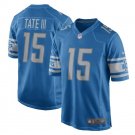 Golden Tate III #15 Detroit Lions Game Player Jersey Men's Blue