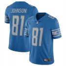 Calvin Johnson #81 Detroit Lions Limited Player Jersey Men's Blue