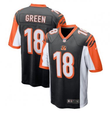 A.J. Green #18 Cincinnati Bengals Game Player Jersey Men's Black