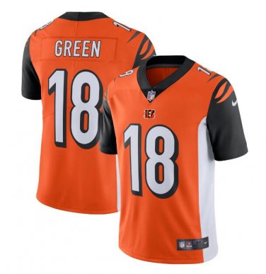 A.J. Green #18 Cincinnati Bengals Limited Player Jersey Men's Orange