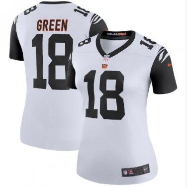 A.J. Green #18 Cincinnati Bengals Game Player Jersey Women's White