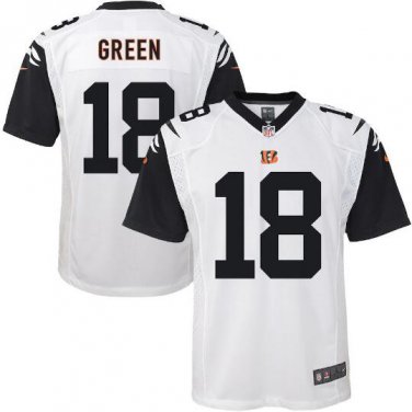 A.J. Green #18 Cincinnati Bengals Game Player Jersey Youth White