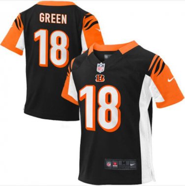A.J. Green #18 Cincinnati Bengals Game Player Jersey Youth Black