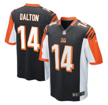 Andy Dalton #14 Cincinnati Bengals Game Player Jersey Men's Black