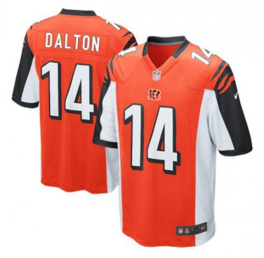 Andy Dalton #14 Cincinnati Bengals Game Player Jersey Men's Orange