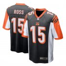 John Ross #15 Cincinnati Bengals Game Player Jersey Men's Black
