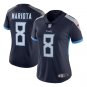 Marcus Mariota #8 Tennessee Titans Limited Player Jersey Women's Navy