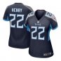 Derrick Henry #22 Tennessee Titans Game Player Jersey Women's Navy New