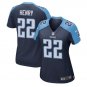 Derrick Henry #22 Tennessee Titans Game Player Jersey Women's Navy