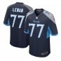 Taylor Lewan #77 Tennessee Titans Game Player Jersey Men's Navy
