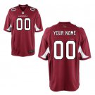 Custom Arizona Cardinals Game Player Jersey Men's Red
