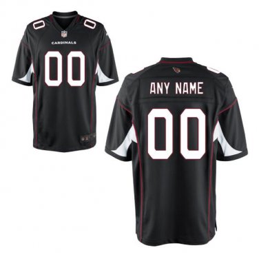 Custom Arizona Cardinals Game Player Jersey Men's Black