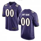 Custom Baltimore Ravens Game Player Jersey Men's Purple