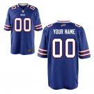 Custom Buffalo Bills Game Player Jersey Men's Royal