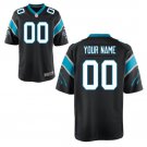 Custom Carolina Panthers Game Player Jersey Men's Black
