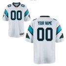 Custom Carolina Panthers Game Player Jersey Men's White