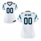 Custom Carolina Panthers Game Player Jersey Women's White