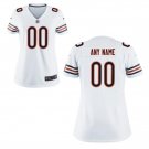 Custom Chicago Bears Game Player Jersey Women's White