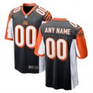 Custom Cincinnati Bengals Game Player Jersey Men's Black