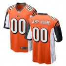 Custom Cincinnati Bengals Game Player Jersey Men's Orange