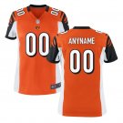 Custom Cincinnati Bengals Game Player Jersey Women's Orange