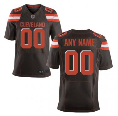 Custom Cleveland Browns Elite Player Jersey Men's Brown