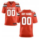 Custom Cleveland Browns Elite Player Jersey Men's Orange