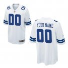 Custom Dallas Cowboys Game Player Jersey Men's White