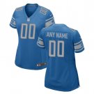 Custom Detroit Lions Game Player Jersey Women's Blue