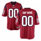 Custom Houston Texans Game Player Jersey Men's Red