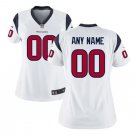 Custom Houston Texans Game Player Jersey Women's White