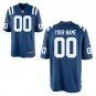 Custom Indianapolis Colts Game Player Jersey Men's Royal