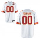 Custom Kansas City Chiefs Game Player Jersey Men's White