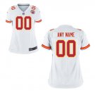 Custom Kansas City Chiefs Game Player Jersey Women's White