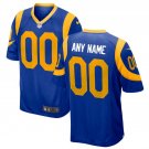 Custom Los Angeles Rams Game Player Jersey Men's Royal