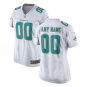 Custom Miami Dolphins Game Player Jersey Women's White