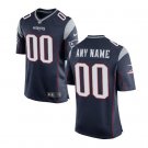 Custom New England Patriots Game Player Jersey Men's Navy