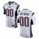 Custom New England Patriots Game Player Jersey Men's White