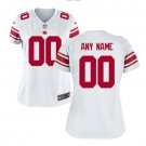 Custom New York Giants Game Player Jersey Women's White