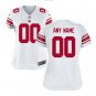 Custom New York Giants Game Player Jersey Women's White