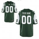 Custom New York Jets Game Player Jersey Men's Green
