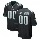 Custom Philadelphia Eagles Game Player Jersey Men's Black