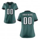 Custom Philadelphia Eagles Game Player Jersey Women's Midnight Green
