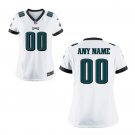Custom Philadelphia Eagles Game Player Jersey Women's White