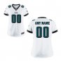 Custom Philadelphia Eagles Game Player Jersey Women's White