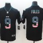 Nick Foles #9 Philadelphia Eagles Limited Player Jersey Men's Black National Flag Size M