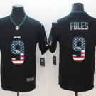 Nick Foles #9 Philadelphia Eagles Limited Player Jersey Men's Black National Flag Size XXXL